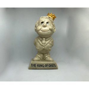 1970s Vintage Sillisculpt King of Dads Statue